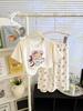 Summer Cartoon Short-Sleeve Pajama Set for Boys & Girls - Lightweight Home Wear for Children & Babies