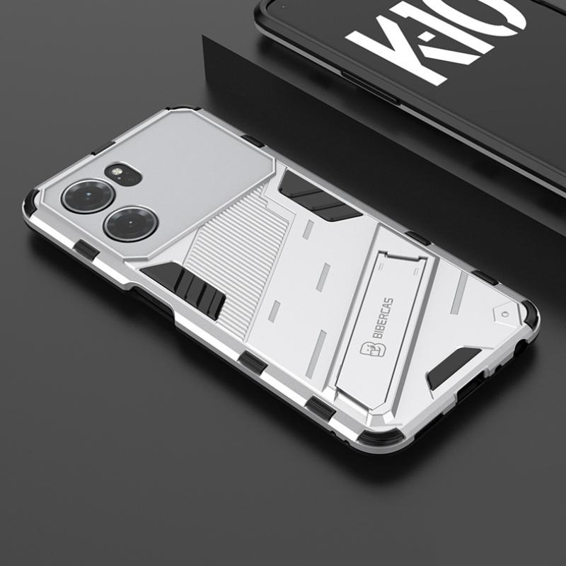 

Для OPPO K10 Pro 5G противоударный бронированный чехол задняя крышка для OPPO K10 5G противоударный защитный чехол-подставка для телефона For K10 Pro 5G белый