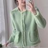 Women's Fashion Casual Solid Color Print Autumn Winter Long Sleeve O-Neck Sweaters