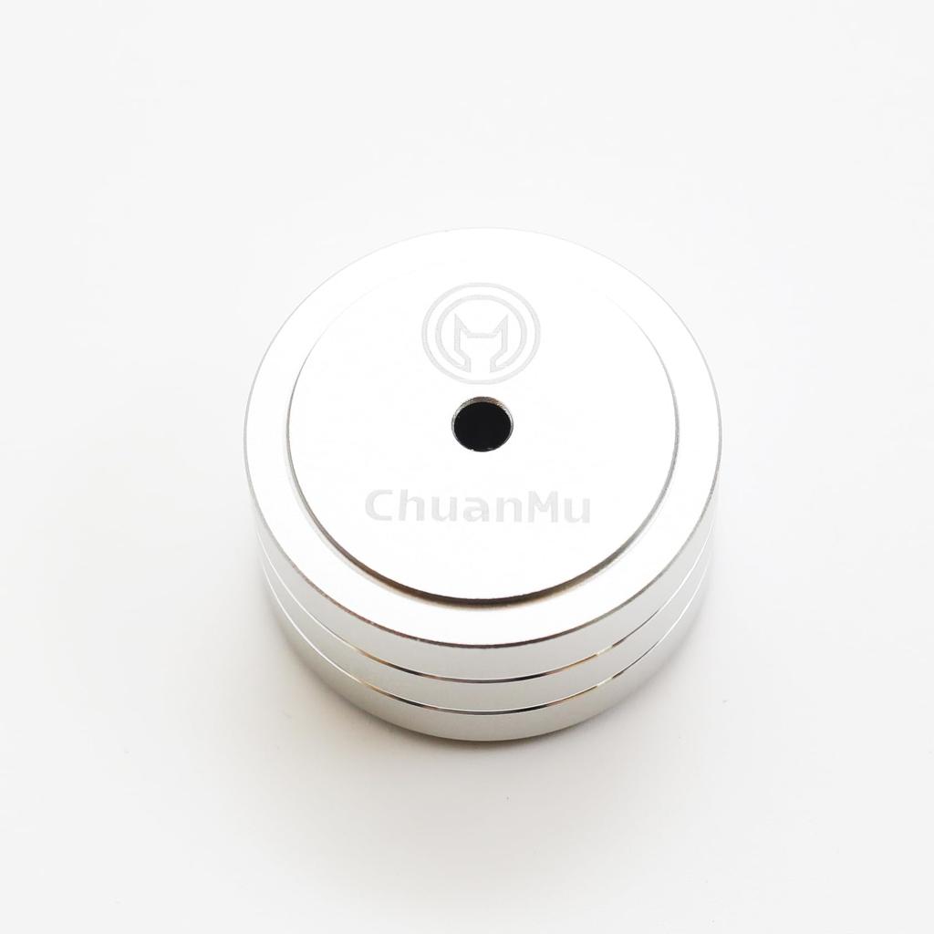 Silver Heat-Generating Aluminum Speaker Seismic Isolation Mat Scaffolding, Set of 4 [P221S]