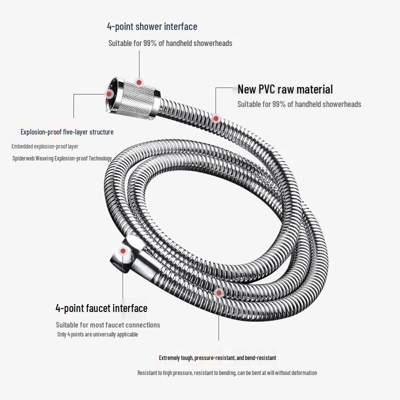 Stainless Steel Braided Shower Hose