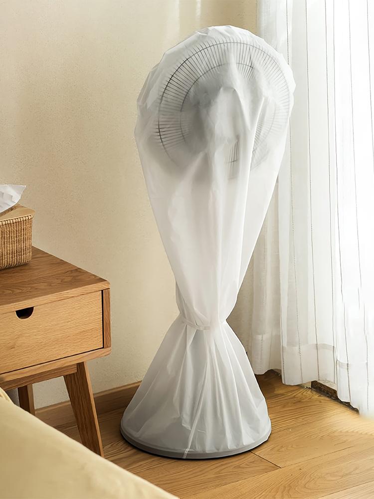 Universal Electric Fan Dust Cover Waterproof Dustproof Drawstring Bag for Floor Standing Table Fan Home Storage Protective Cover