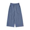 Girls' Striped Loose Straight-Leg Casual Pants