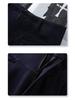 Women's High-Waist Dark Blue Denim Pleated Midi Skirt, 2025 New A-Line Slimming Design