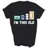 Im This Old 1980s Kassette Vhs Diskette Tech Unisex Shirt Geschenk