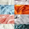 100/300cm Crystal Silk Pearlescent Fabric Bright Face Silk Smooth for Diy  Sewing Dress Shirt Wholesale Cloth Apparel Material