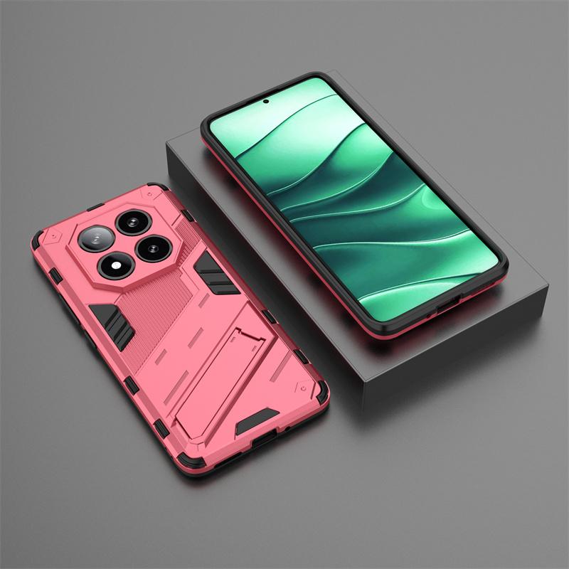 

Чехол Armor Funda для Redmi Note 14 Pro 5G, магнитный держатель, подставка, чехол для телефона Redmy Note14 Note14pro Plus 5G, жесткая задняя крышка из ПК Redmi Note14Pro Plus