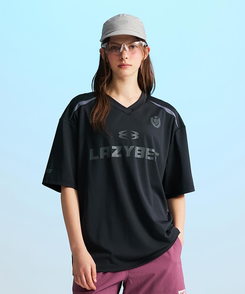 Leijibi Hydro Mesh Performance Oversized M Rash Guard Short Sleeve Jersey Black 2