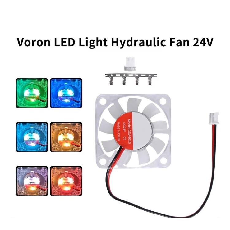 3D Printer Part Hotend Part Upgraded Hydraulic Cooling Fan 2510 3010 4010 12V/24V XH2.54 Coolers Radiator for 3D Printer