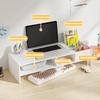 Computer Monitor Height Rack, Home Office Storage Rack, Computer Desktop Creative Storage Rack, Office Storage Supplies