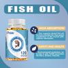 Pslalae Natural Fish Oil Capsules, 1000mg, with Omega-3 Fatty Acids, High-Potency Formula, Suitable for Adults