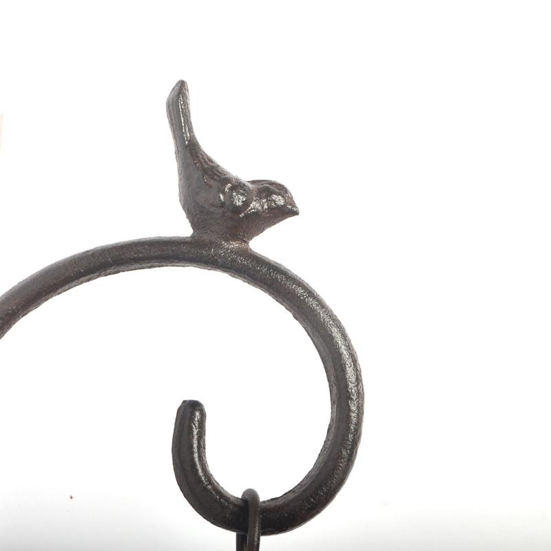 Bird Hook Cast Iron Process Sturdy and Durable for Hanging Basket Wind Chimes To Embellish The Wall