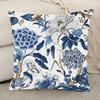 Fresh Green Plants Floral Pillow Case Elegant Couple Home Living Room Bedroom Decorative Rectangle Pillowcase Sofa Cushion Cover