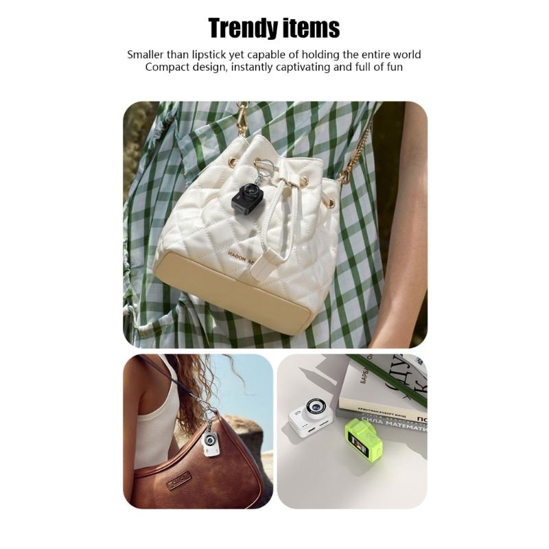 Portable Mini Digital Camera Lightweight Video Recorder 1080P Resolution Wearable Camera for Student Traveler