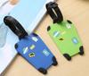 Etiqueta Identificadora Kawaii para Viagem de Negócios Mochila Bolsa de Mão Etiqueta de Bagagem de Silicone Mala de Viagem Tags de Nome ID com Alça