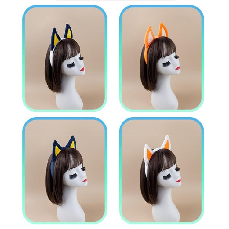 Foxes Cosplay Set Plush Foxes Tail False Nose Skirt Cats Ears Headband Halloween Foxes Fancy Dress Costume Set for Party