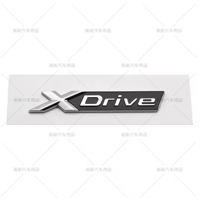 ABS Car XDrive SDrive Logo Emblem Badge Rear Boot Trunk Sticker Side Fender Decals For BMW 3 4 5 6 7 Series X1 X3 X5 X6 M3