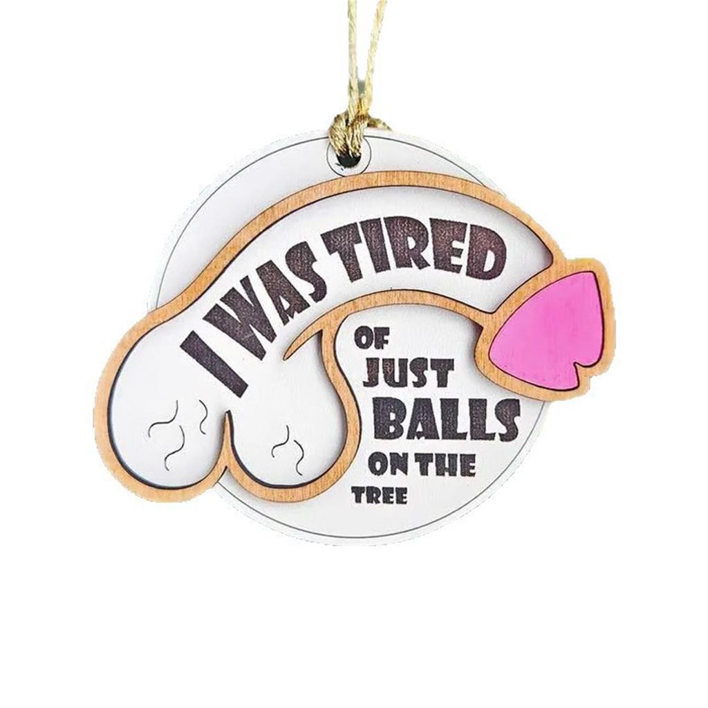 Christmas Decoration Wooden Pendants, Scene Layout Christmas Tree Decoration Pendants, Christmas Supplies Wooden Gifts