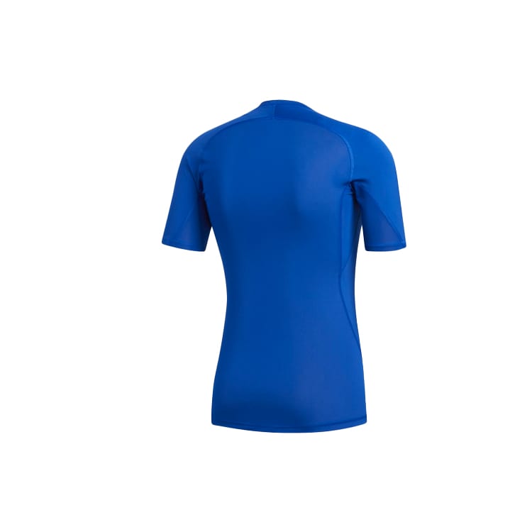 Adidas T Shirts Men's Dodger Blue Crew Neck Moderate Straight Fit EB9383