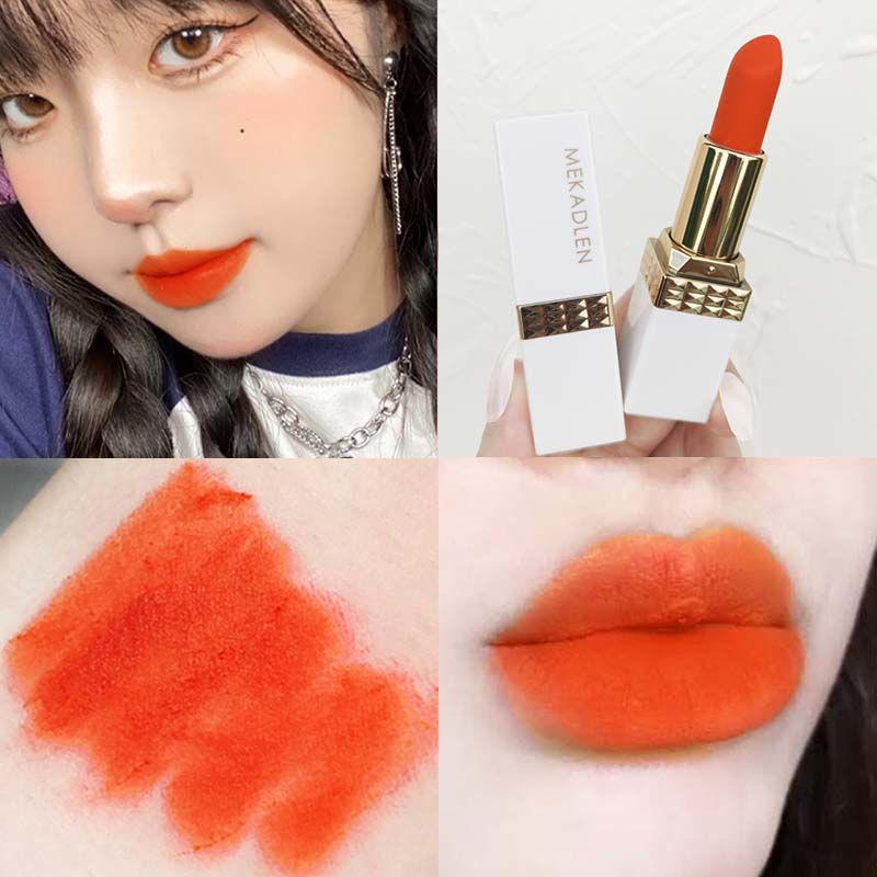 McCartyron Dragon Fruit Color Lipstick: Berry Plum, Rose Red, Purple, Milk Tea, Bean Paste, Cherry Blossom Pink