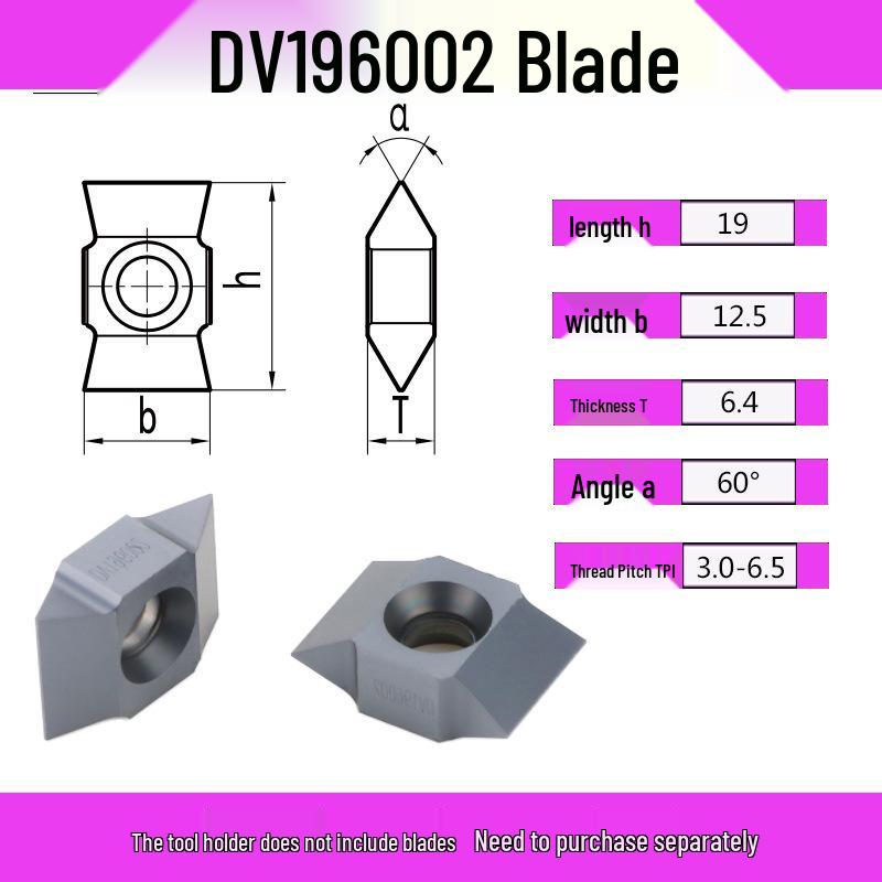 Deep Hole CNC Thread Mill Cutter Disc SMT72-22CV19 57-DV156001