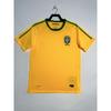 Brazil Retro Football Jersey Classic Short Sleeve Sportswear Men