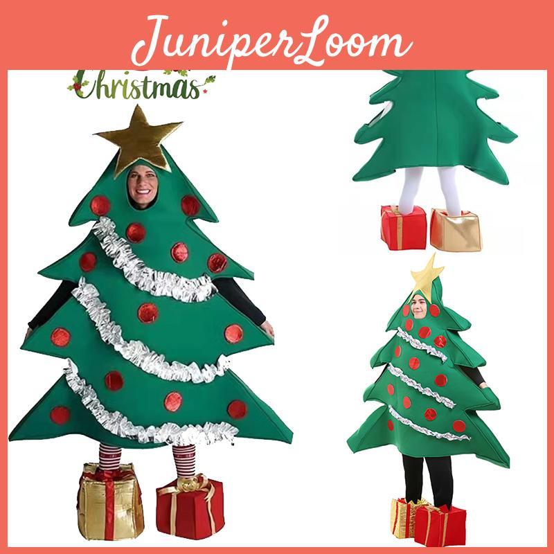 Leichtes Langlebiges Weihnachtsbaum Cosplay Kostüm Lustige Kleidung Anzug Weihnachten Kostümparty Erwachsene