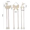 Wall Pendant Practical Exquisite Wood Hairband Storage Pendant Hair Bow Organizer Storage for Home