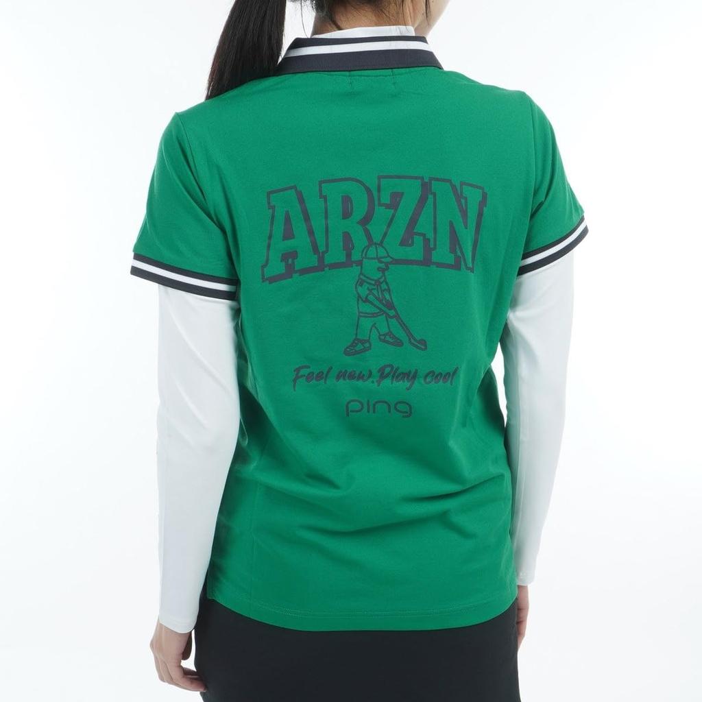 Ping Apparel Women's Layered Twin Set (Moisture-Wicking, Quick-Drying, UV Protection) / Golf / 622-5160202 140_Green M