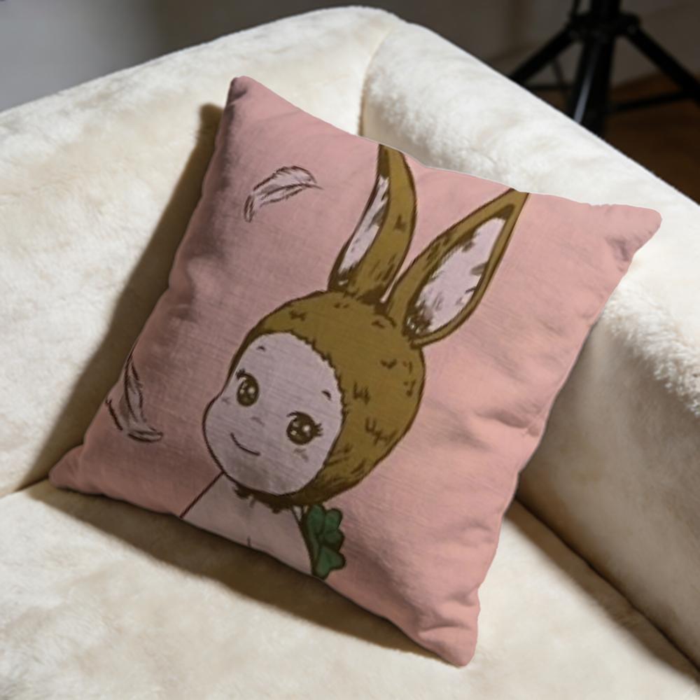 Hot SSonny Angeliou Cushion Cover Soft Decorative Pillow Case Suitable for Bedroom Sofa Car Travel Use