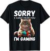 Kawaii Gamer Cat T Shirt: Kids Gaming Tee T-Shirt Mens Kids