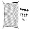Multipurpose Car Trunk Organizer Stretchable Cargo Net Feature Antislip Hook & Nylon Webbing For Small Item Containment