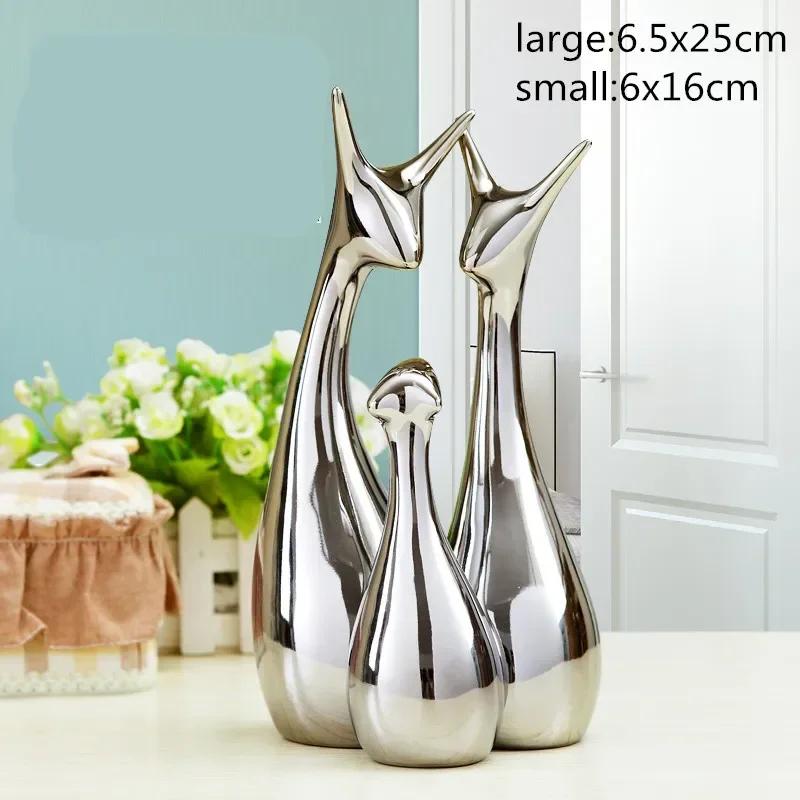 

Nordic Light luxury Ceramic Home Decor Creative Home Desk Ornament Decor Display Room fashion Decorative