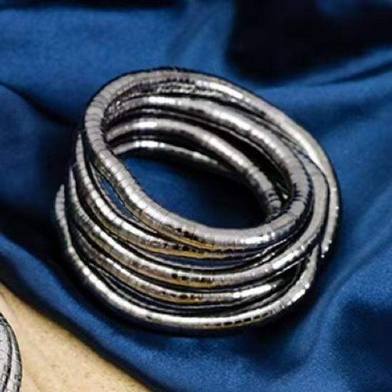 Europejsko-Amerykański Regulowany Naszyjnik Choker Wąż & Bransoletka do Wielokrotnego Noszenia dla Kobiet