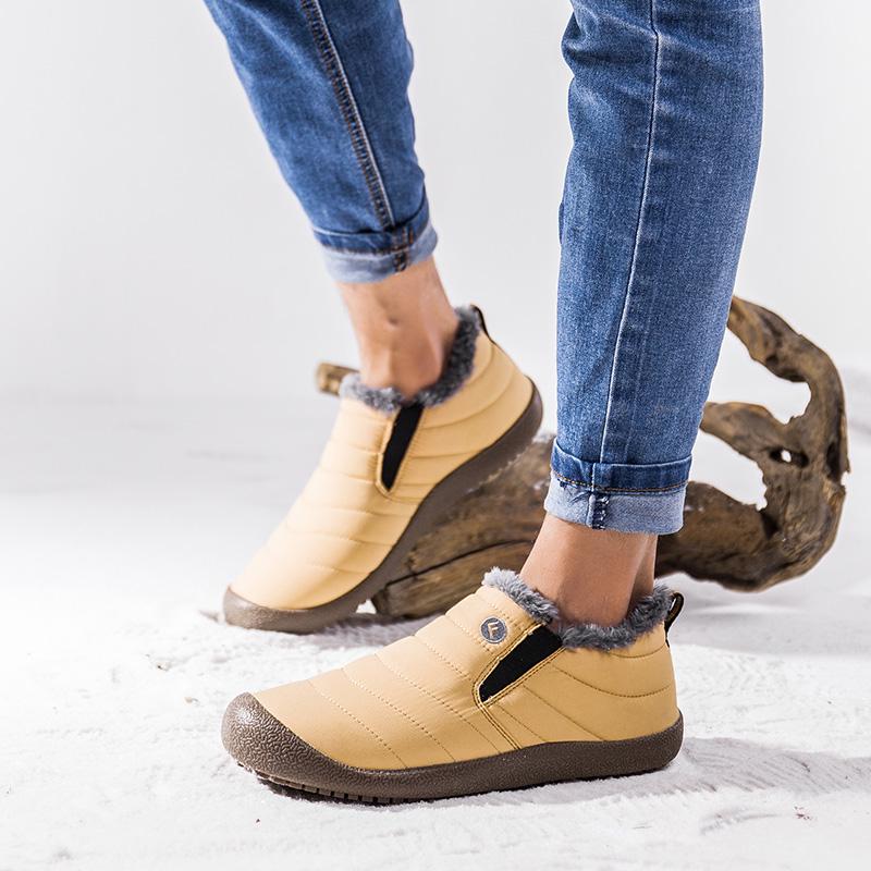 Slipper Baumwollschuhe Plüsch Warm Lässig Sportschuhe Unisex Winter Tägliche Laufschuhe Herren Damen Rutschfeste Ballerinas Größe 36-48