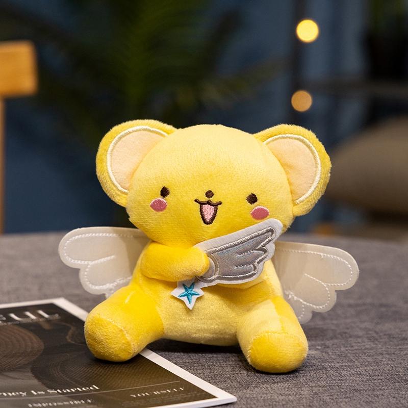 13/17cm Cartoon Cardcaptor Sakura Kero Plüschtier Spielzeug Anhänger Anime Card Captor Puppe Niedlich Weich Gefüllt Schlüsselanhänger Spielzeug Geschenk 17cm