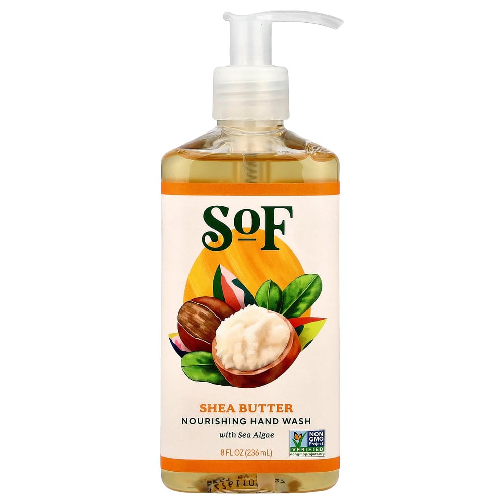 South of France Shea Butter with Aloe Vera Hand Wash, 8 fl oz (236 ml)