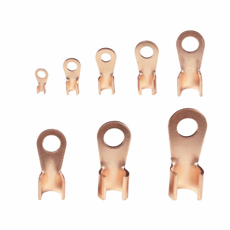 New OT-70/80 Copper Open-end Lug Terminal 3-100A Boxed Wire Crimp Fittings
