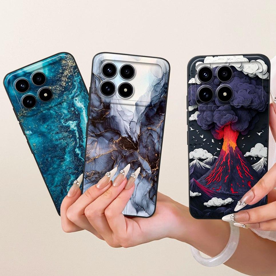 Aesthetic Fashion Phone Case For Xiaomi Redmi K90 Pro Max Poco F8 Pro Ultra Casing Cartoon Cat Dragon Back Cover Soft Silicone