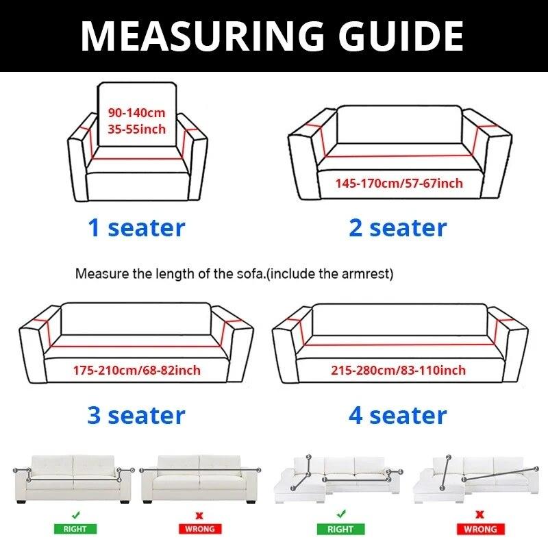 Luxusní sametový potah na pohovku Super teplý elastický potah na pohovku do obývacího pokoje Jednobarevný chránič nábytku Potah na křeslo