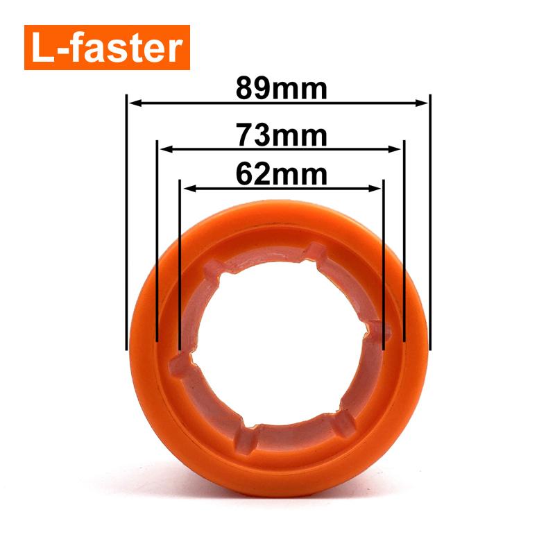 Rubber Dual 90mm Skateboard Hub Motor Wheel for Electric Scooter