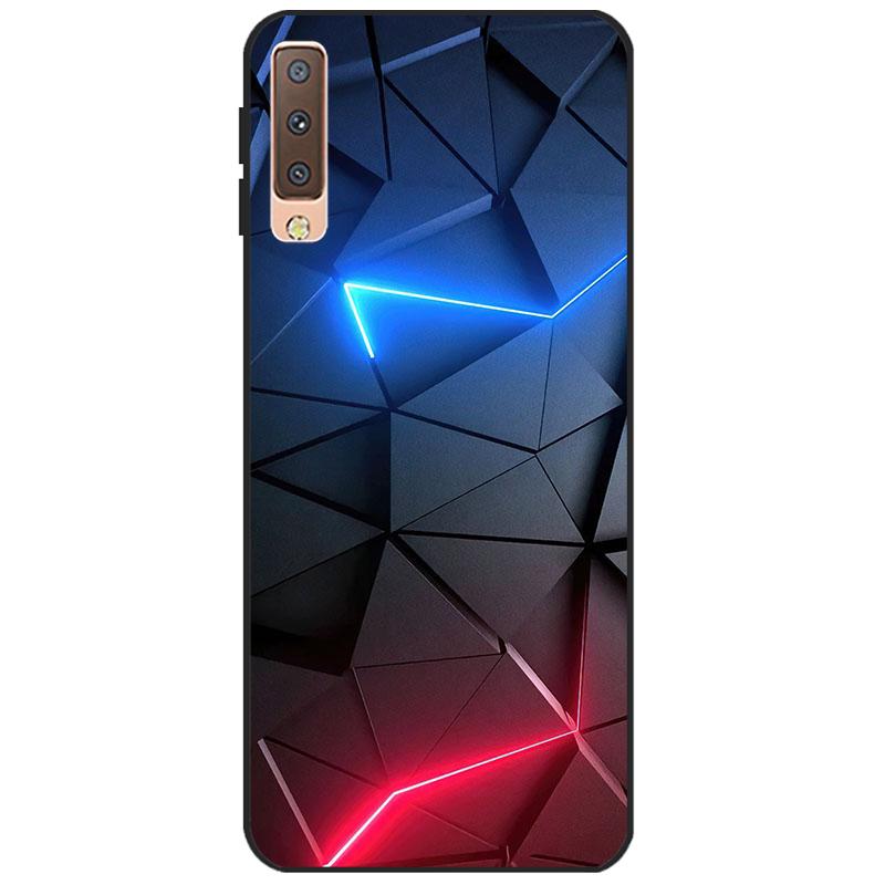 For Phone Case Samsung Galaxy A7 2018 Case Bumper Soft TPU Silicone Coque Back Cover For Samsung A7 2018 A750 A750F Case Fundas