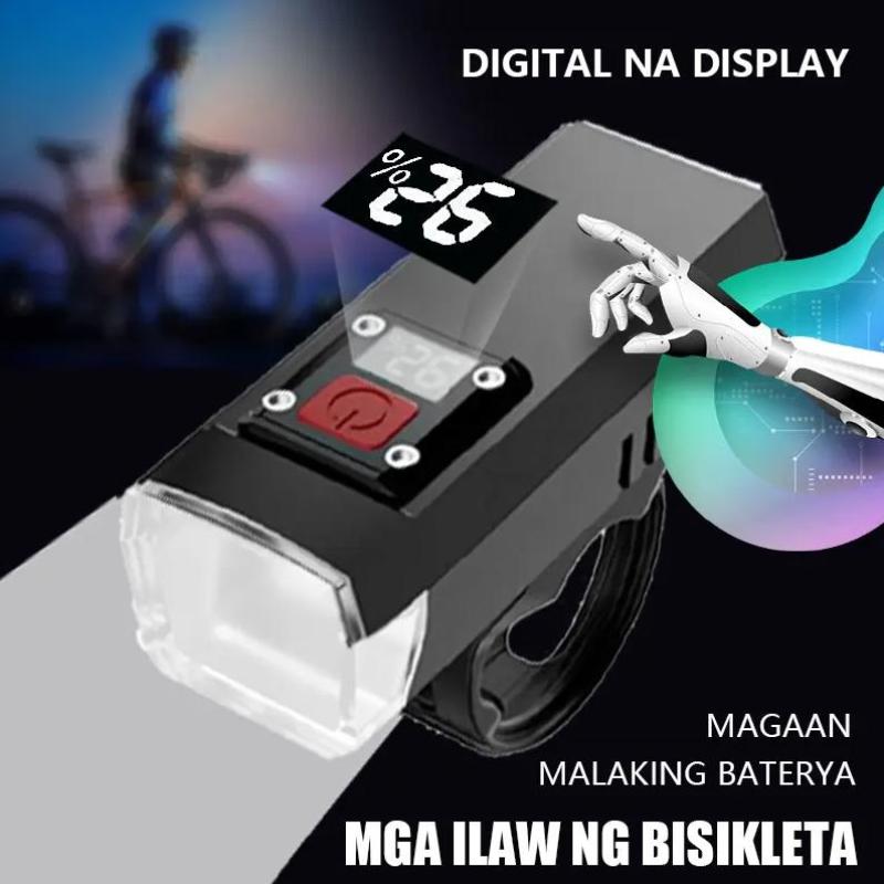 Bicycle Headlight Usb Rechargeable Cycling Safety Front Lamp Waterproof High Brightness Bike Flashlight For Night Riding Lamp