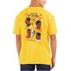 Vans Mikey T Shirts Unisex Yellow Crew Neck Moderate Straight Fit VN0A4RP785W