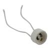 10/50 PCS MR16 Ceramic Socket Holder with Metal Bracket and Wire for MR16 Halogen Incandescent Light Bulb