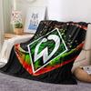 Coperta in Flanella Werder Bremen, Alta qualità, Confortevole per Tutte le Stagioni, Decorazione per la Casa, Calore e Comfort