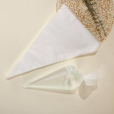 Durable Explosion-Proof Large Transparent Icing Bag for Cake and Pastry Decorating