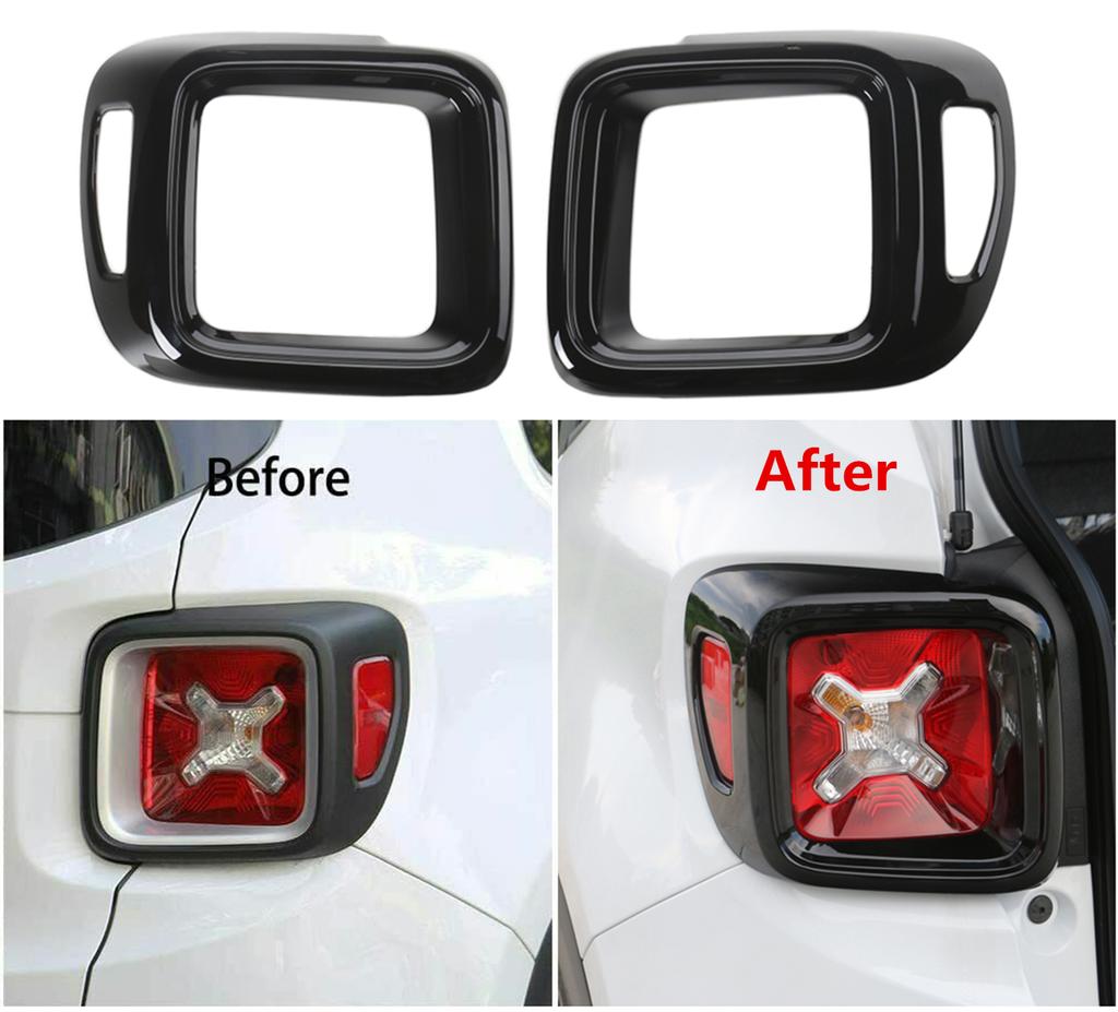 Tail Light Guard Cover Protection for Jeep Renegade 2016 2017 2018 Rear Light Trim Decoration Car Styling Exterior Accessories