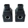 Excavator Accessories Two Pin for JCB Coil Pilot Safety Lock Rotating Solenoid Valve Coil Internal Diameter 13mm, Height 38mm