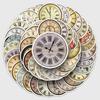 50 Retro Clock Graffiti Stickers: Vintage DIY Journal, Phone Case, Waterproof Suitcase Decor.